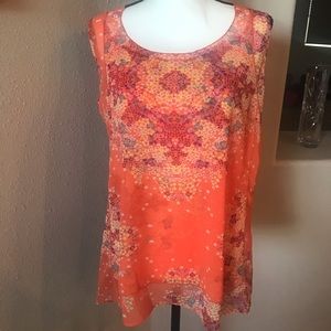 CAbi Sleeveless Tank sz M